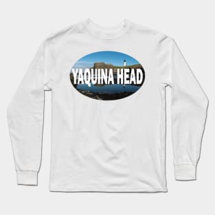 Yaquina Head Lighthouse mask/sticker/shirt Long Sleeve T-Shirt